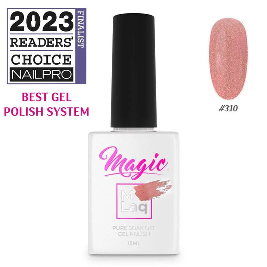 MAGIC GEL MLaq PINK ICING #310 - Purple Beauty Supplies