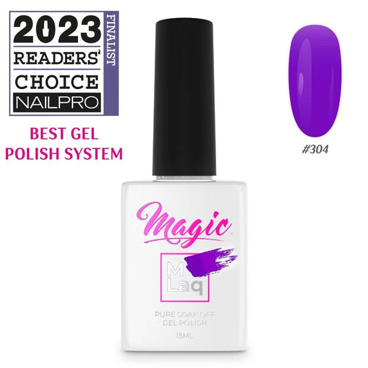 MAGIC GEL MLaq PURPLE NIGHT #304 - Purple Beauty Supplies