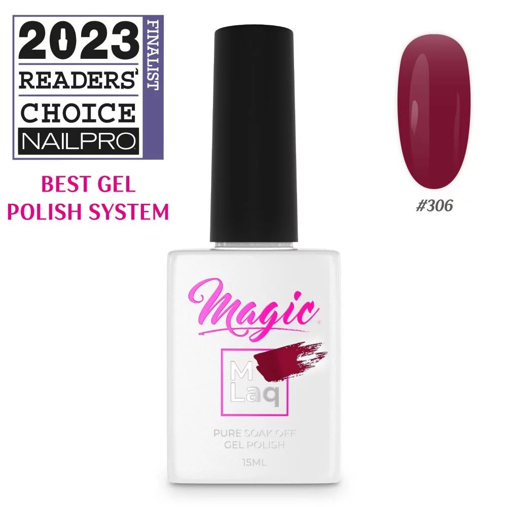 MAGIC GEL MLaq RED VELVET #306 - Purple Beauty Supplies