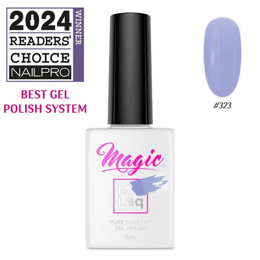 MAGIC GEL MLaq SKY VIOLET #323 - Purple Beauty Supplies