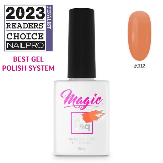 MAGIC GEL MLaq TOMATOE CREAM #312 - Purple Beauty Supplies