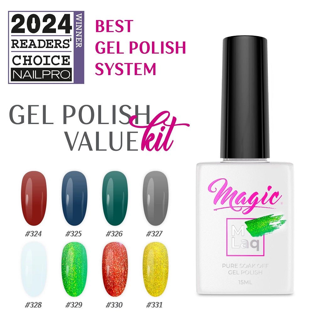 MAGIC GEL MLaq WARM WISHES VALUE KIT (Salon Value $138) - Purple Beauty Supplies