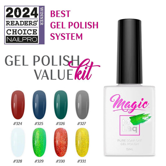 MAGIC GEL MLaq WARM WISHES VALUE KIT (Salon Value $138) - Purple Beauty Supplies