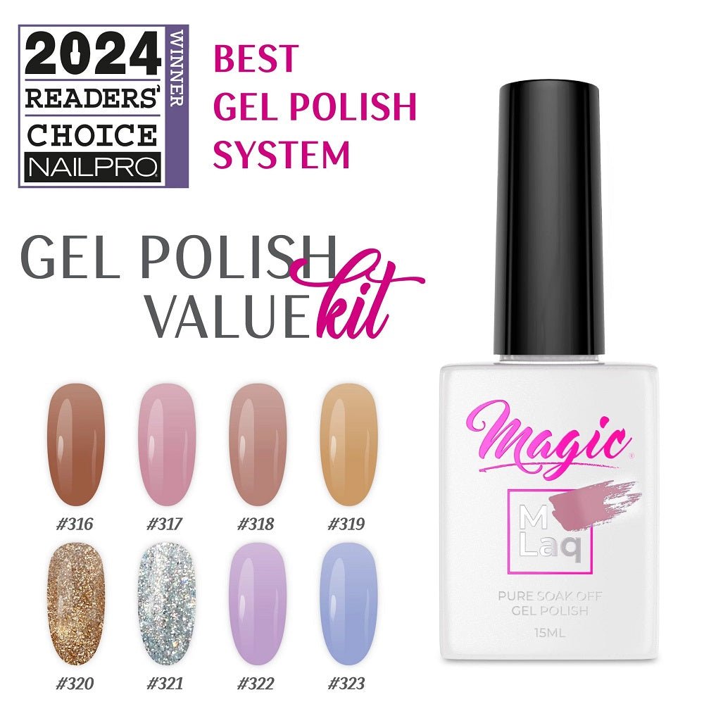 MAGIC GEL MLaq WINTER CITY VALUE KIT (Salon Value $138) - Purple Beauty Supplies