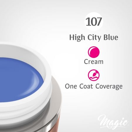 *MAGIC GEL PAINT HIGH CITY BLUE #107 - Purple Beauty Supplies