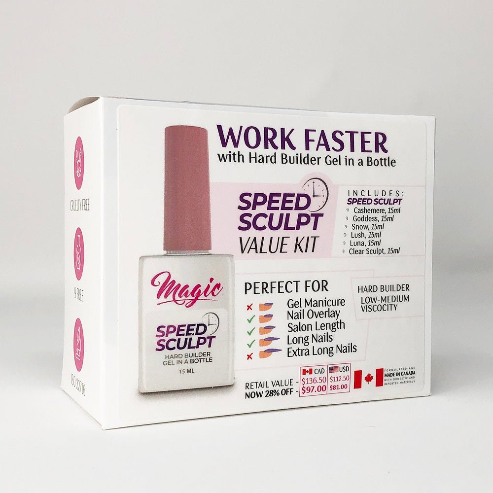 MAGIC GEL SPEEDSCULPT VALUE KIT - Purple Beauty Supplies