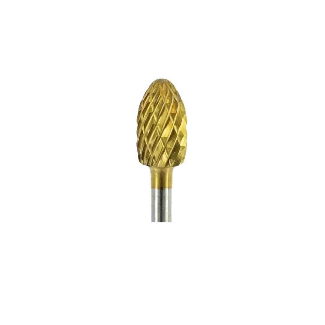 MEDICOOL GOLD CARBIDE FOOTBALL BIT - Purple Beauty Supplies