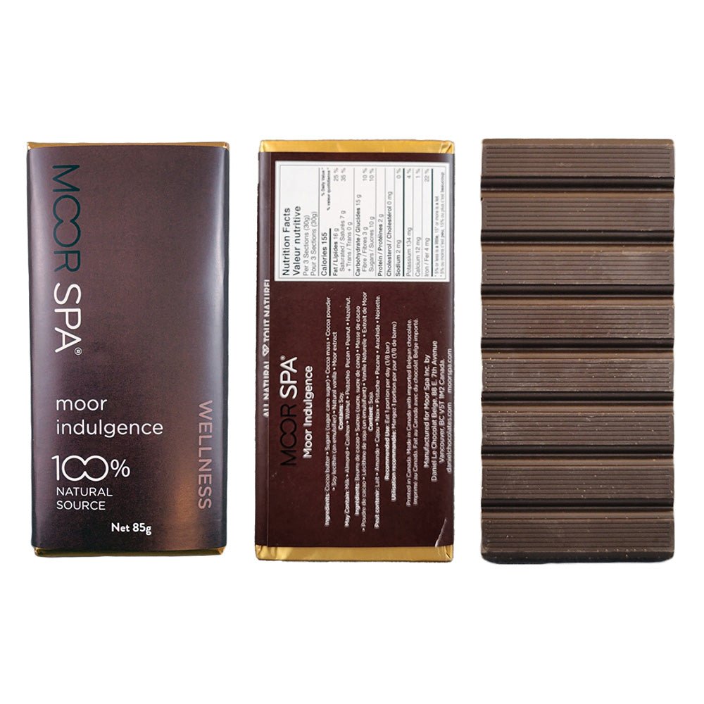 MOOR SPA INDULGENCE CHOCOLATE BAR 85 G - Purple Beauty Supplies