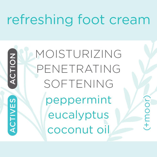 MOOR SPA PROFESSIONAL REFRESHING FOOT CREAM 500 ML - Purple Beauty Supplies