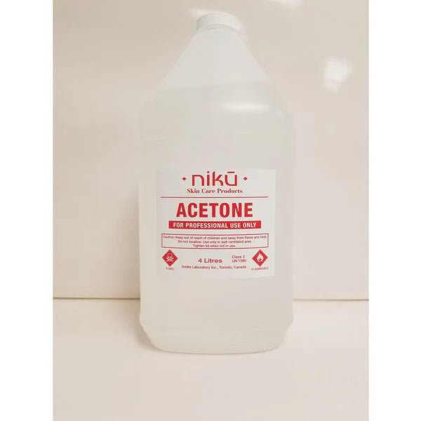 NIKU PURE ACETONE 128 OZ - Purple Beauty Supplies