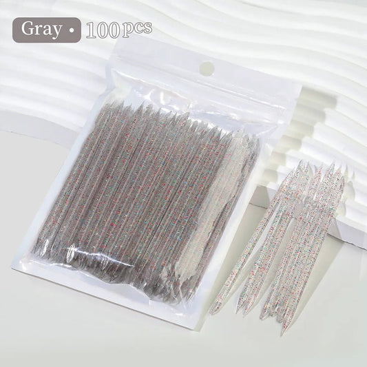 PLASTIC ORANGEWOOD STICK - GREY 100 PK - Purple Beauty Supplies