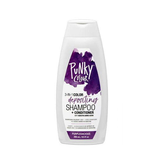 PUNKY 3-IN-1 SHAMPOO & CONDITIONER PURPLEDACIOUS 8.5 OZ - Purple Beauty Supplies