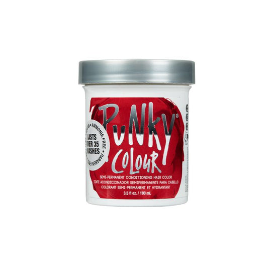 PUNKY SEMI-PERMANENT COLOR - VERMILLION RED - Purple Beauty Supplies