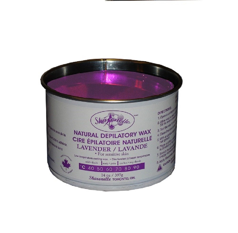 SHARONELLE SPARKLING LAVENDER WAX 14 OZ/397 G - Purple Beauty Supplies