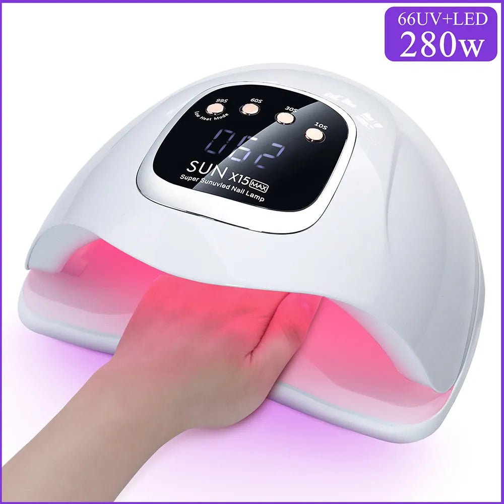 SUN X15 UV/ LED NAIL LAMP - Purple Beauty Supplies