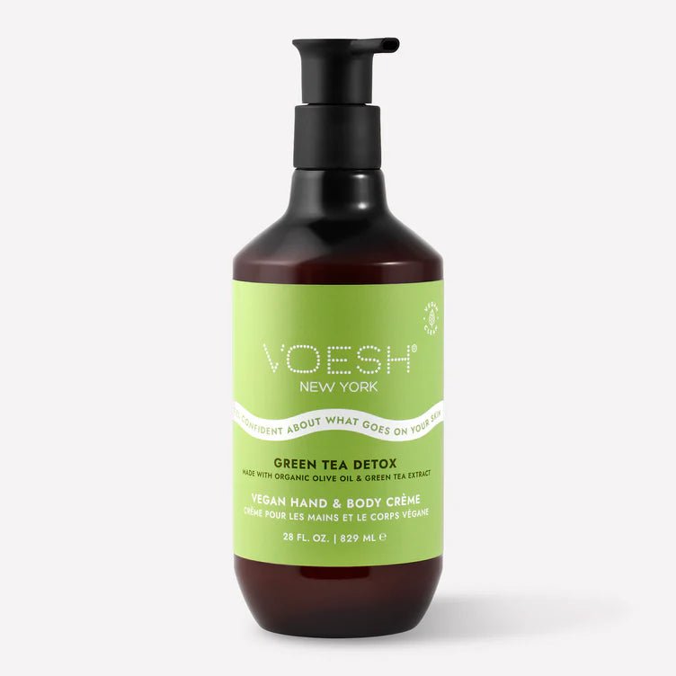 VOESH VEGAN BODY & HAND CREME 28 OZ - GREEN TEA - Purple Beauty Supplies