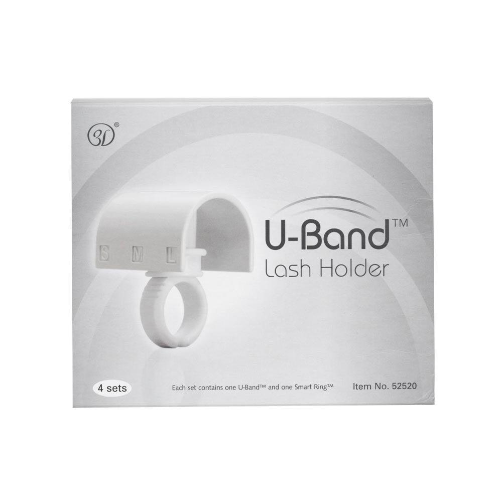 3D LASH U-BAND LASH HOLDER 4 PK - Purple Beauty Supplies