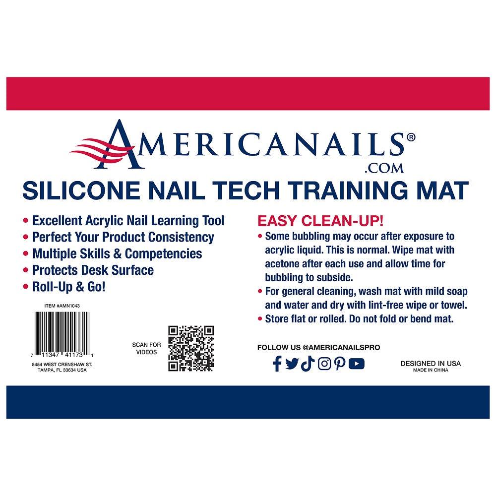 AMERICANAILS SILICONE NAIL TECH MAT 15.5 X 11.5 - Purple Beauty Supplies
