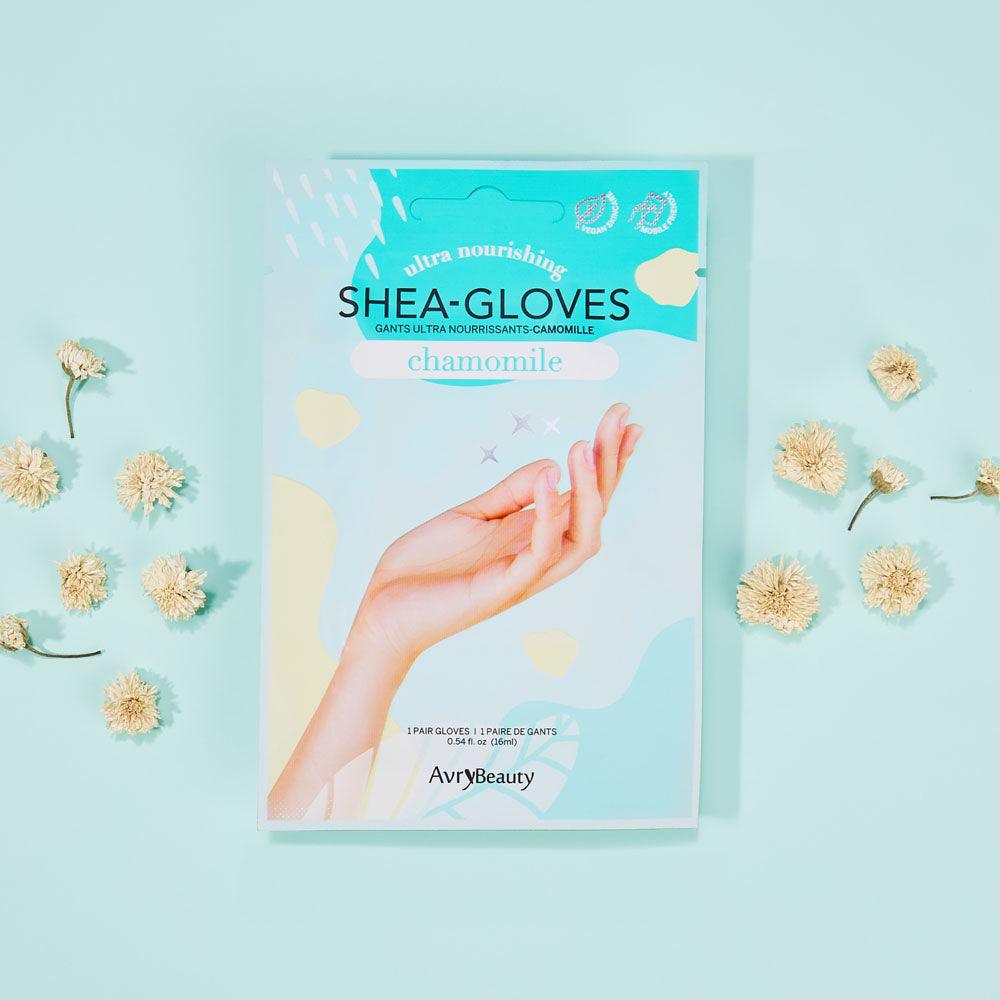 AVRY BEAUTY ULTRA NOURISHING SHEA GLOVES- CHAMOMILE - Purple Beauty Supplies