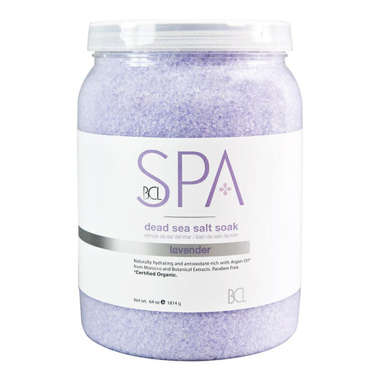 BCL SPA LAVENDER + MINT DEAD SEA SALT SOAK 64 OZ/1814 G - Purple Beauty Supplies