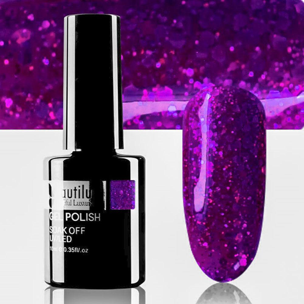 BEAUTILUX GEL POLISH BLING #140 10ml - Purple Beauty Supplies