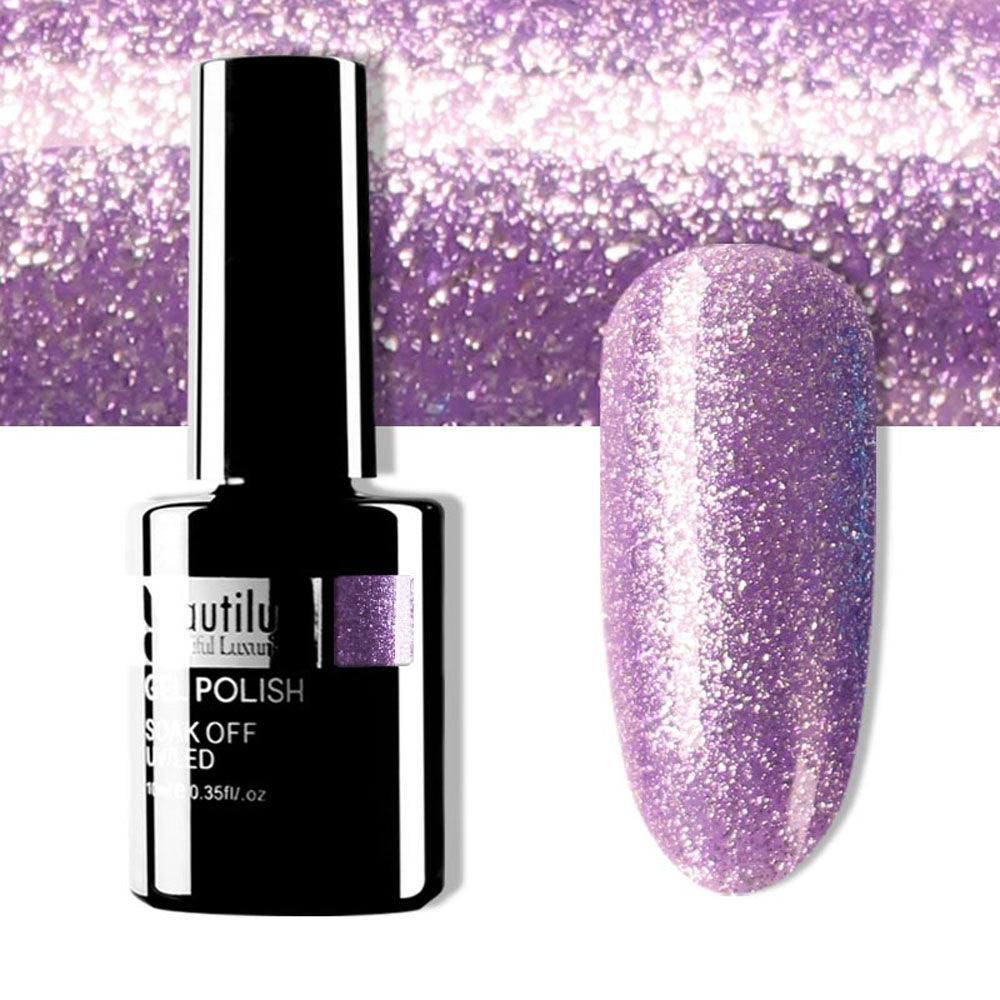 BEAUTILUX GEL POLISH DIAMOND GLITTER #149 10ml - Purple Beauty Supplies