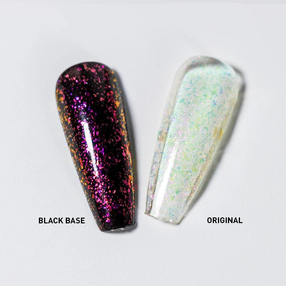 BEAUTILUX GLITTER NO WIPE TOP COAT #GT-13 (Opal) - Purple Beauty Supplies