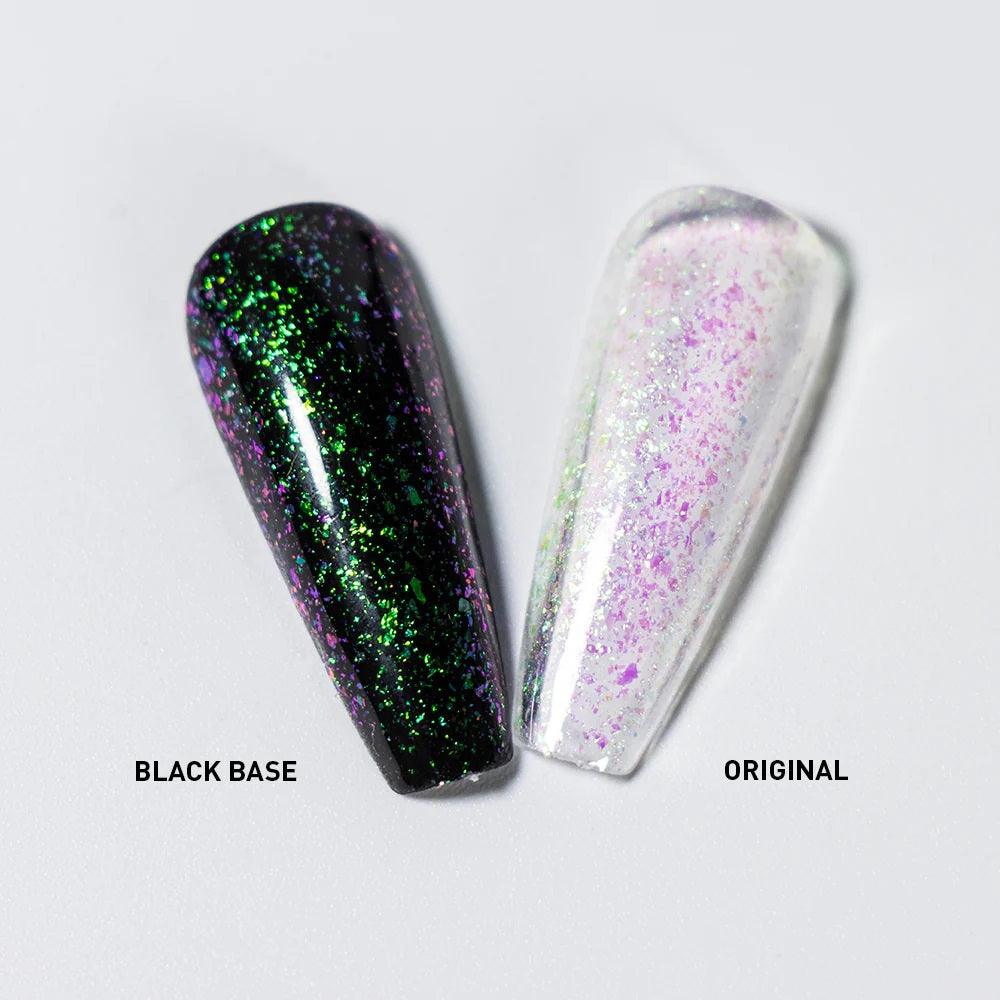 BEAUTILUX GLITTER NO WIPE TOP COAT #GT-17 (Opal) - Purple Beauty Supplies