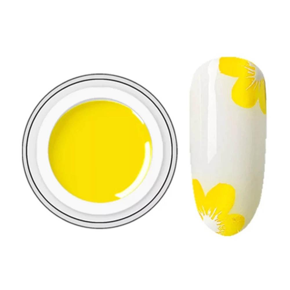 BEAUTILUX NAIL ART PAINTING GEL 10g #09 YELLOW - Purple Beauty Supplies