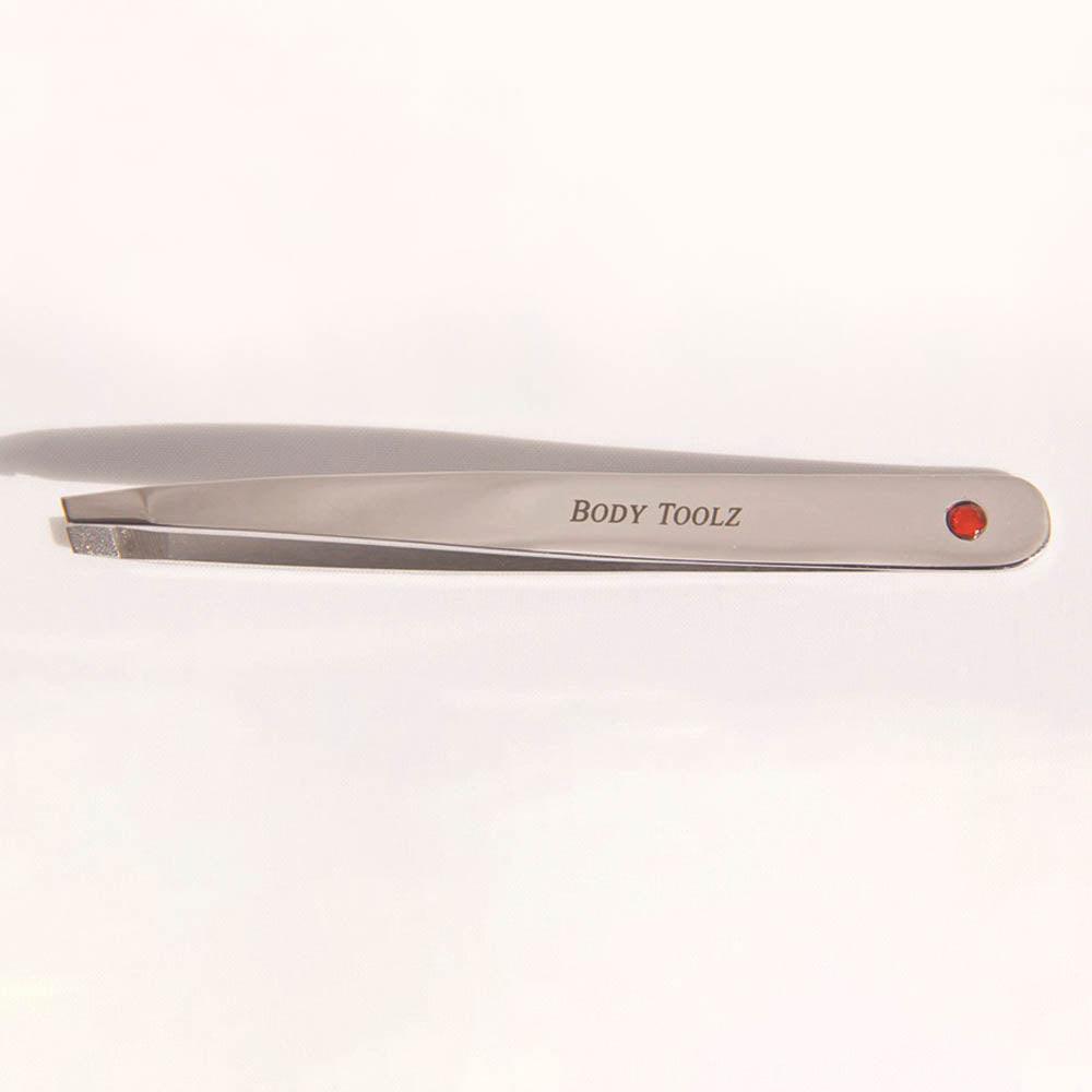 BODY TOOLZ DIAMOND TIP PRO SLANT TWEEZER - Purple Beauty Supplies