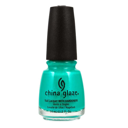 CHINA GLAZE TURNED UP TURQUOISE .5 OZ/14 ML - Purple Beauty Supplies