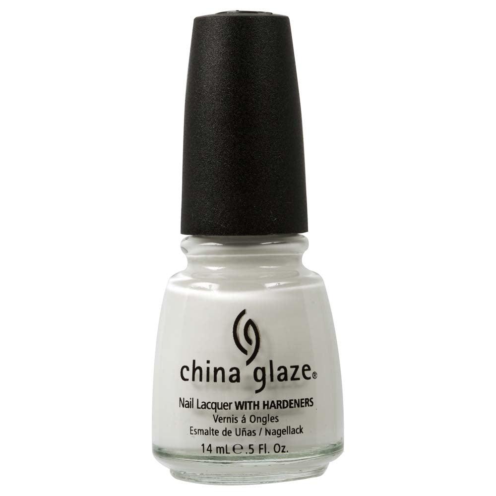 CHINA GLAZE WHITE ON WHITE .5 OZ/14 ML - Purple Beauty Supplies