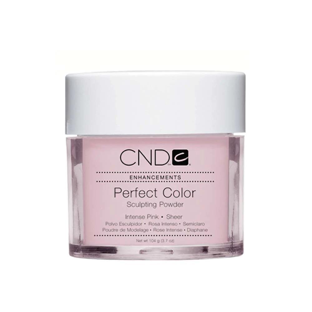 CND PERFECT COLOR POWDER INTENSE PINK SHEER 3.7 OZ - Purple Beauty Supplies