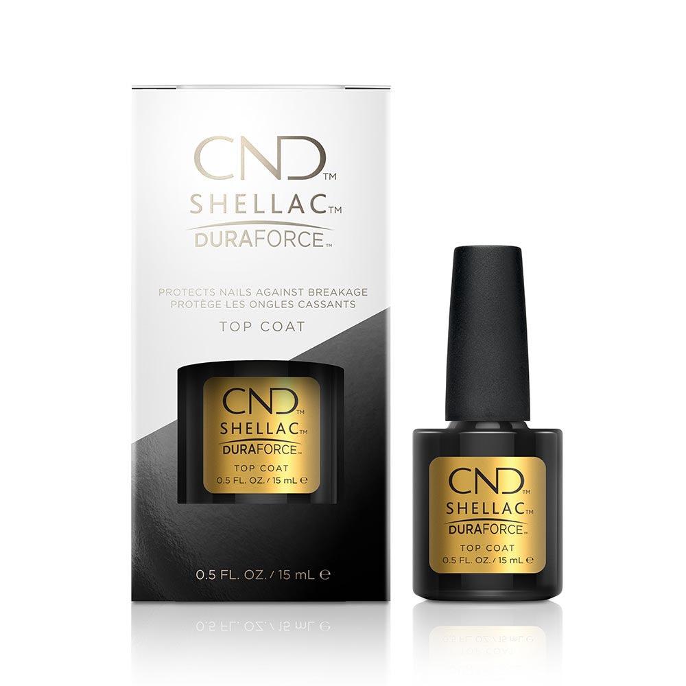 CND SHELLAC DURAFORCE TOP COAT .5 OZ/15 ML - Purple Beauty Supplies