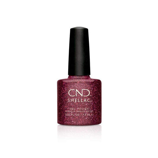 CND SHELLAC GARNET GLAMOUR .25 OZ/7 ML - Purple Beauty Supplies