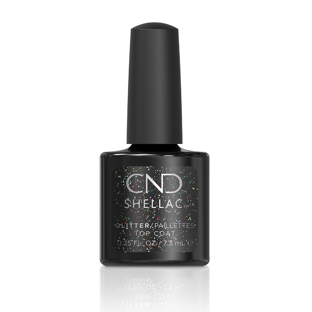 CND SHELLAC GLITTER TOP COAT .25 OZ/7 ML - Purple Beauty Supplies