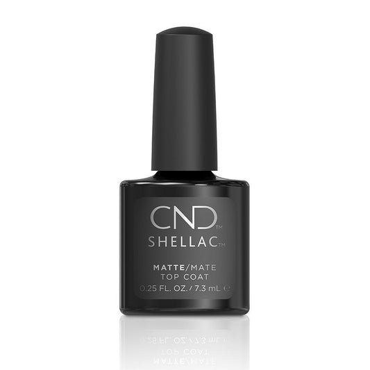 CND SHELLAC MATTE TOP COAT .25 OZ/7 ML - Purple Beauty Supplies