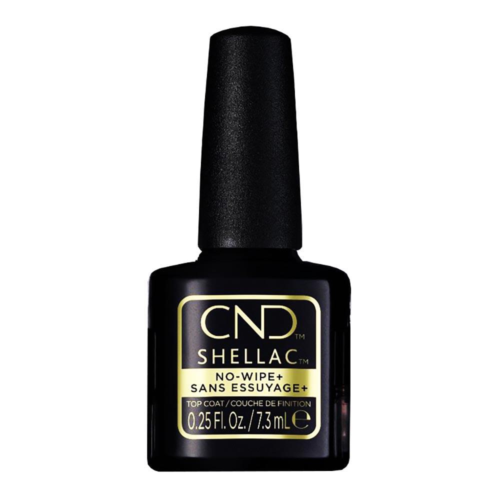 CND SHELLAC NO-WIPE+ TOP COAT .25 OZ/7 ML - Purple Beauty Supplies