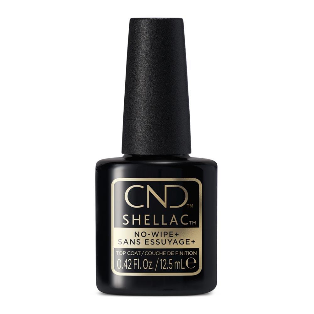 CND SHELLAC NO-WIPE+ TOP COAT .42 OZ/12.5 ML - Purple Beauty Supplies