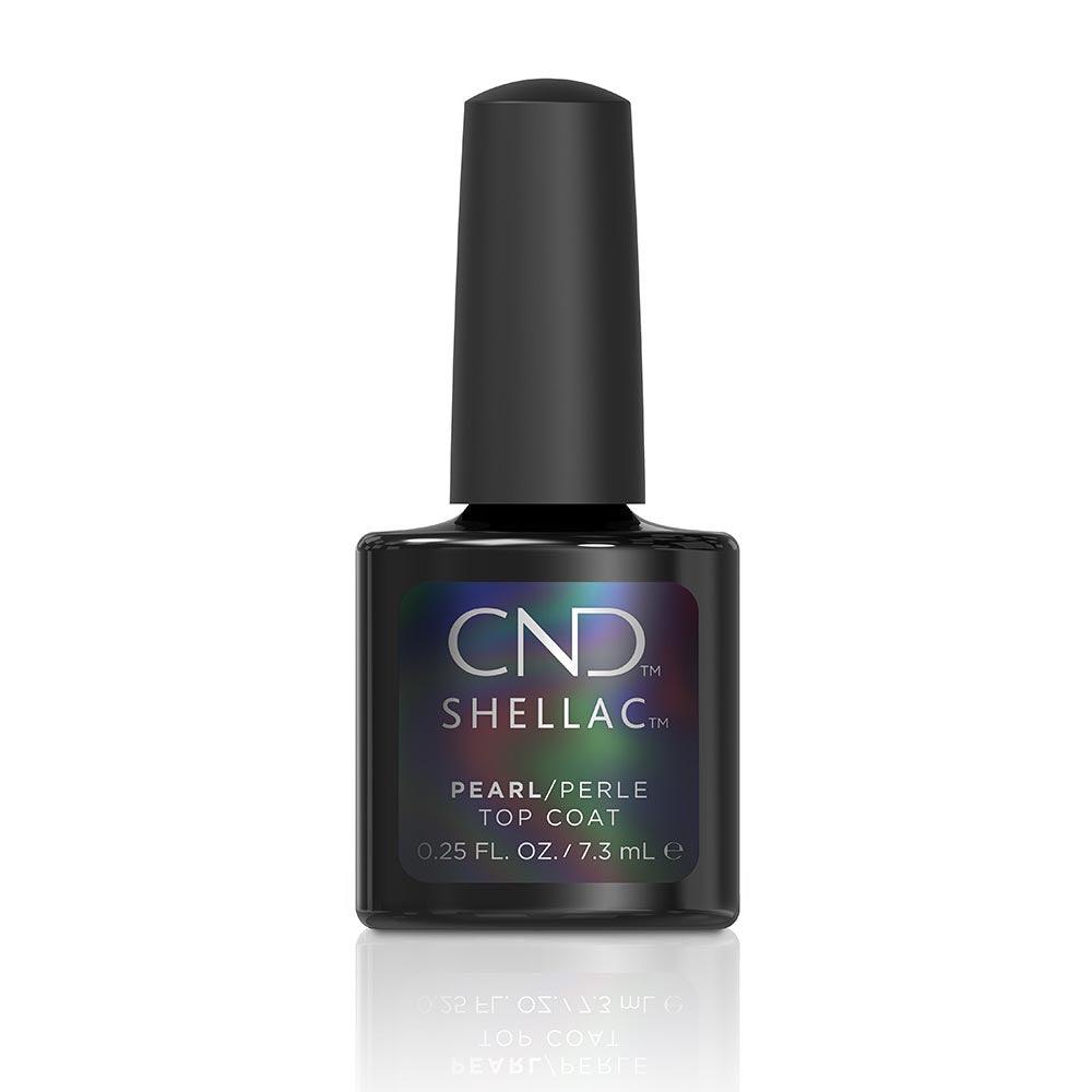 CND SHELLAC PEARL TOP COAT .25 OZ/7 ML - Purple Beauty Supplies