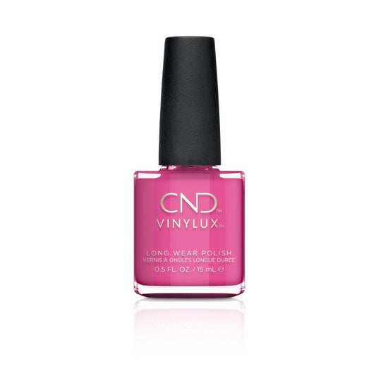 CND VINYLUX #121 HOT POP PINK .5 OZ/15 ML - Purple Beauty Supplies