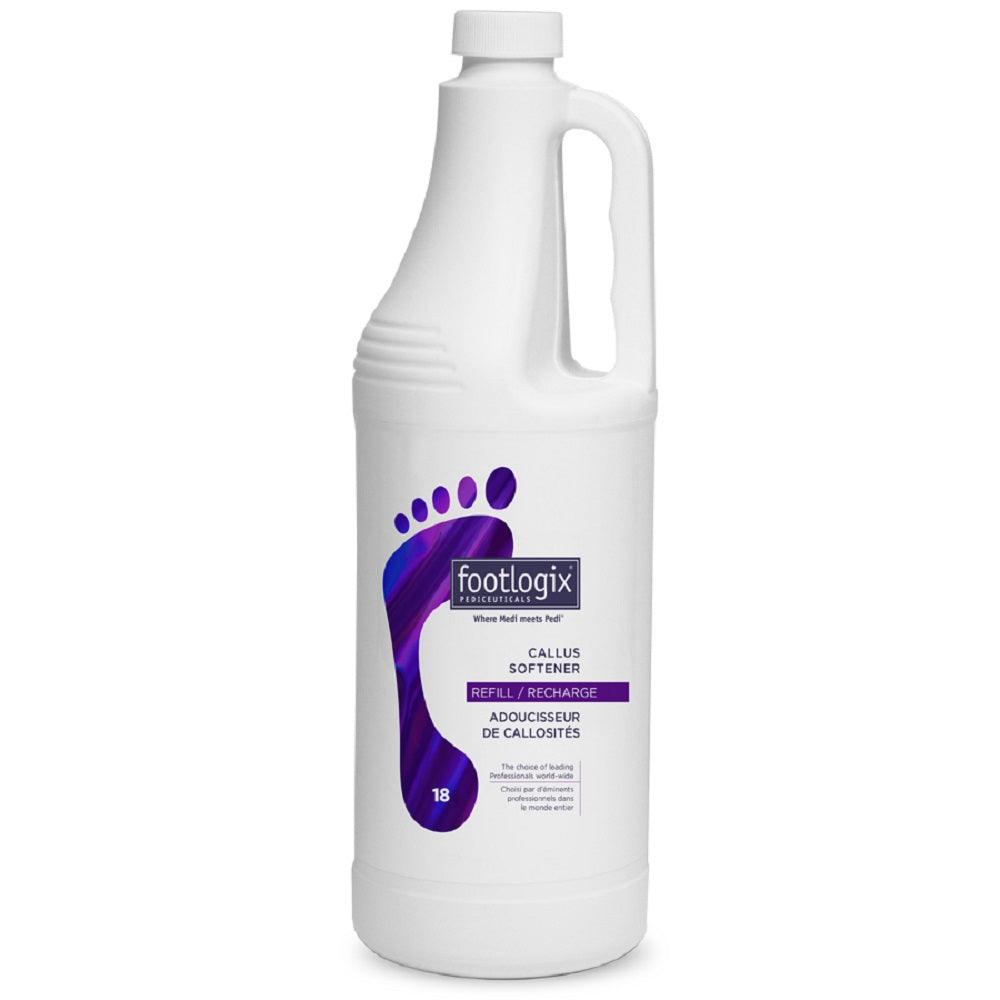 FOOTLOGIX #18 CALLUS SOFTENER PROFESSIONAL 32 OZ/946 ML - Purple Beauty Supplies