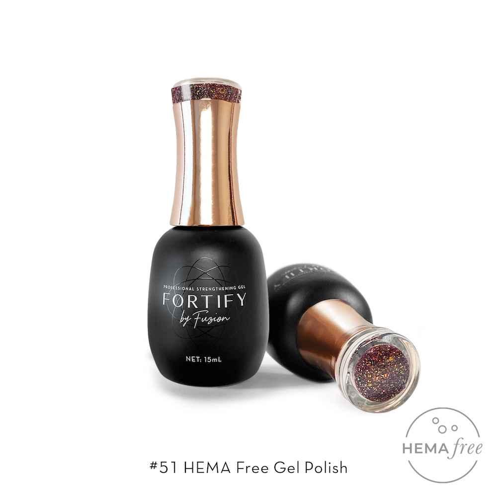 FUZION FORTIFY HEMA FREE GEL POLISH 51 15 ML - Purple Beauty Supplies