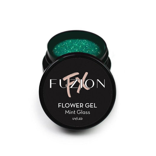 FUZION FX FLOWER GEL MINT GLASS 8 G - Purple Beauty Supplies