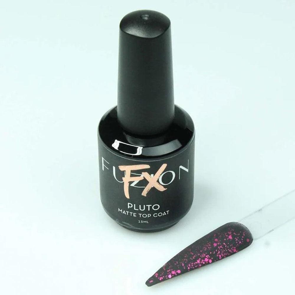 FUZION FX MATTE TOP COAT PLUTO VU/LED 15 ML - Purple Beauty Supplies