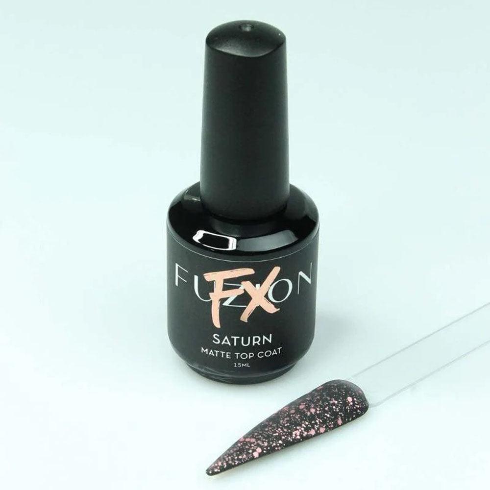 FUZION FX MATTE TOP COAT SATURN VU/LED 15 ML - Purple Beauty Supplies