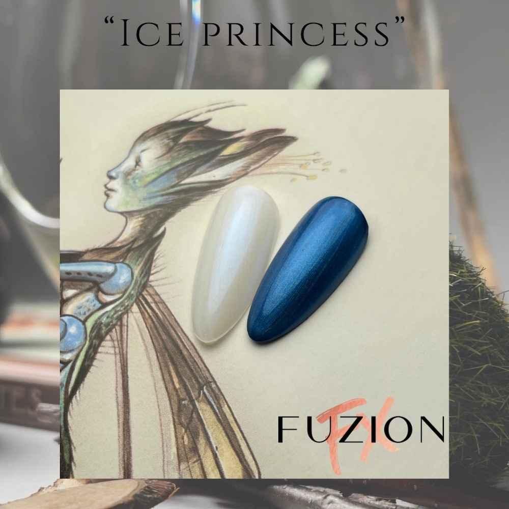 FUZION FX METALLIC PEARL TOP COAT ICE PRINCESS UV/LED 15 ML - Purple Beauty Supplies