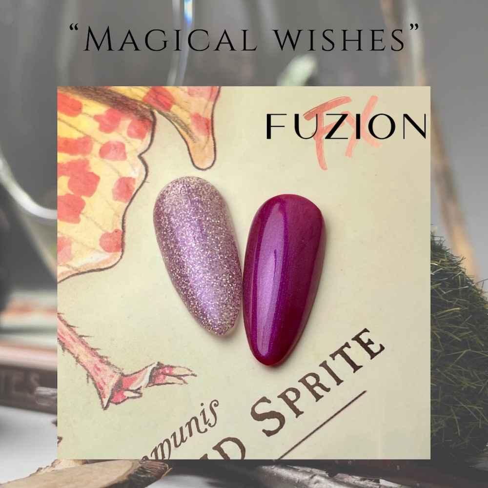 FUZION FX METALLIC PEARL TOP COAT MAGICAL WISHES UV/LED 15 ML - Purple Beauty Supplies