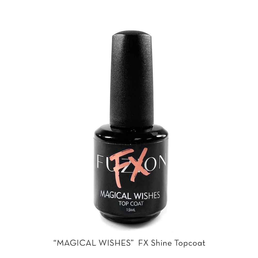 FUZION FX METALLIC PEARL TOP COAT MAGICAL WISHES UV/LED 15 ML - Purple Beauty Supplies