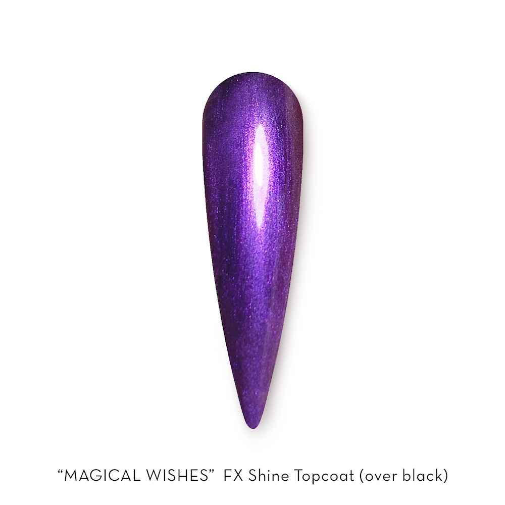 FUZION FX METALLIC PEARL TOP COAT MAGICAL WISHES UV/LED 15 ML - Purple Beauty Supplies